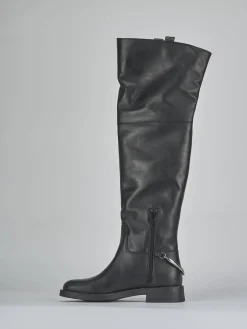 Sale Stivali tacco 2cm pelle Donna Stivali Tacco Basso