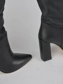 Online Stivali tacco 9cm pelle Donna Stivali Tacco Alto