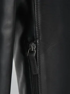 Stivali tacco 4cm pelle Donna Stivali Tacco Basso