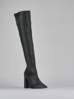 Discount Stivali tacco 9cm pelle Donna Stivali Tacco Alto