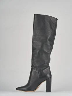 Stivali tacco 9cm pelle Donna Stivali Tacco Alto