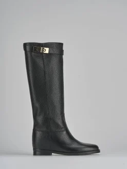 Best Stivali tacco 2cm pelle Donna Stivali Tacco Basso