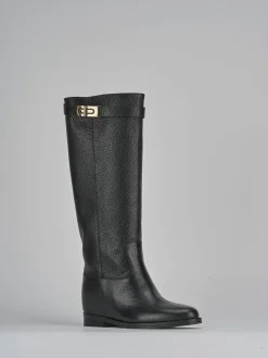 Best Stivali tacco 2cm pelle Donna Stivali Tacco Basso