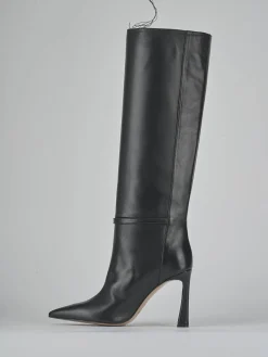 New Stivali tacco 8cm pelle Donna Stivali Tacco Alto