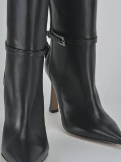 New Stivali tacco 8cm pelle Donna Stivali Tacco Alto