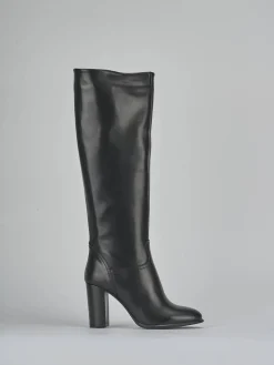 Sale Stivali tacco 8cm pelle Donna Stivali Tacco Alto