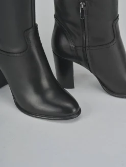 Sale Stivali tacco 8cm pelle Donna Stivali Tacco Alto