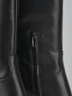 Sale Stivali tacco 8cm pelle Donna Stivali Tacco Alto