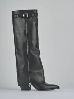 Hot Stivali tacco 8cm pelle Donna Stivali Tacco Alto