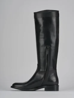 Stivali tacco 3cm pelle Donna Stivali Tacco Basso