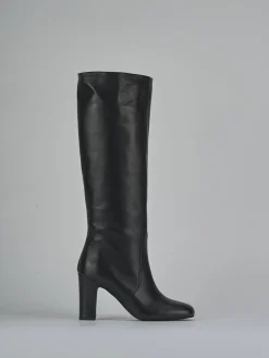 Discount Stivali tacco 8cm pelle Donna Stivali Tacco Alto