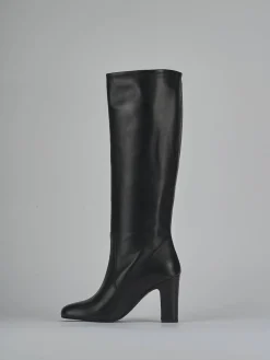 Discount Stivali tacco 8cm pelle Donna Stivali Tacco Alto