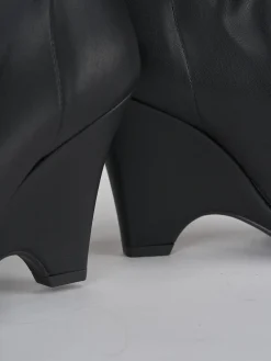 Clearance Stivali tacco 9cm pelle Donna Stivali Tacco Alto