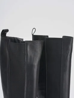 Discount Stivali tacco 3cm pelle Donna Stivali Tacco Basso