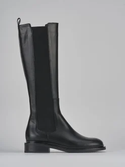 Sale Stivali tacco 2cm pelle Donna Stivali Tacco Basso