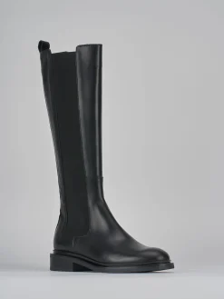 Sale Stivali tacco 2cm pelle Donna Stivali Tacco Basso