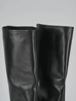 Stivali tacco 6cm pelle Donna Stivali Tacco Alto