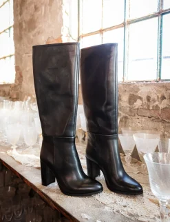 Best Stivali tacco 8cm pelle Donna Stivali Tacco Alto