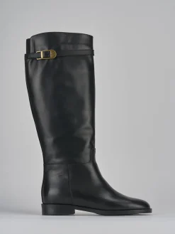 Online Stivali tacco 2cm pelle Donna Stivali Tacco Basso