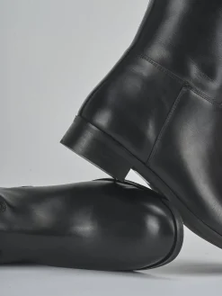 Sale Stivali tacco 3cm pelle Donna Stivali Tacco Basso