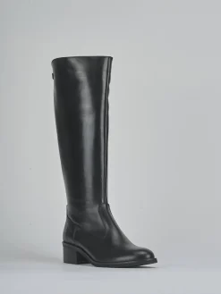 Clearance Stivali tacco 4cm pelle Donna Stivali Tacco Basso