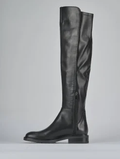 Clearance Stivali tacco 2cm pelle Donna Stivali Tacco Basso