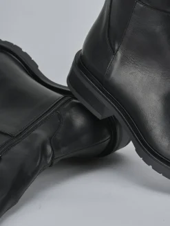 Clearance Stivali tacco 2cm pelle Donna Stivali Tacco Basso