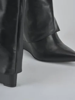 Best Stivali tacco 9cm pelle Donna Stivali Tacco Alto