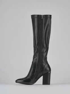 Discount Stivali tacco 7cm pelle Donna Stivali Tacco Alto