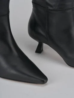 Stivali tacco 5cm pelle Donna Stivali Tacco Alto