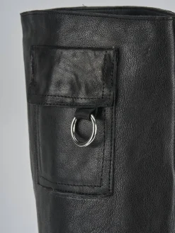 Discount Stivali tacco 7cm pelle Donna Stivali Tacco Alto