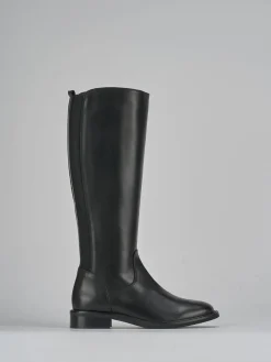 Hot Stivali tacco 3cm pelle Donna Stivali Tacco Basso