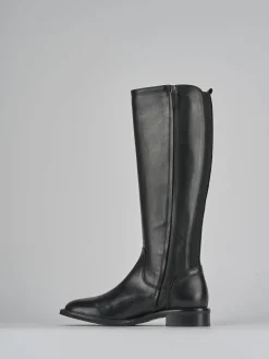 Hot Stivali tacco 3cm pelle Donna Stivali Tacco Basso