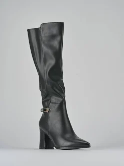 Outlet Stivali tacco 7cm pelle Donna Stivali Tacco Alto