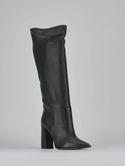 Hot Stivali tacco 9cm pelle Donna Stivali Tacco Alto