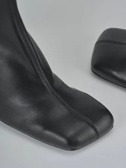 Clearance Stivali tacco 9cm pelle sostenibile Donna Stivali Tacco Alto