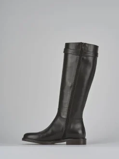 Best Stivali tacco 2cm pelle testa Donna Stivali Tacco Basso