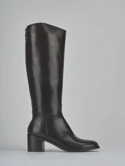 Stivali tacco 5cm pelle testa Donna Stivali Tacco Alto