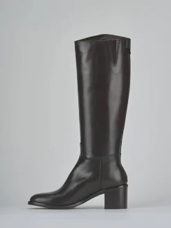 Stivali tacco 5cm pelle testa Donna Stivali Tacco Alto