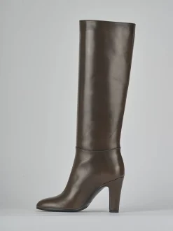 Best Stivali tacco 9cm pelle testa Donna Stivali Tacco Alto