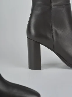 New Stivali tacco 9cm pelle testa Donna Stivali Tacco Alto