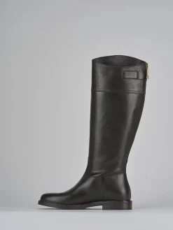 Best Stivali tacco 2cm pelle testa Donna Stivali Tacco Basso