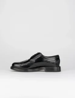 New Stringata con fondo cuoio e soletto in vera pelle Uomo Stringate