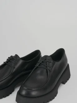 Hot Stringata tacco 3 cm pelle Donna Stringate