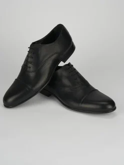 Stringata tacco 1 cm pelle Uomo Stringate