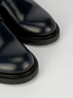 Outlet Stringata tacco 2cm pelle Uomo Stringate