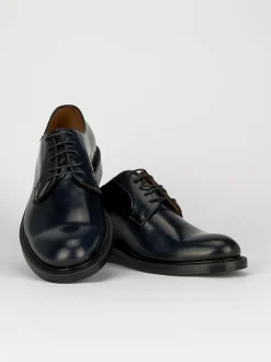 Outlet Stringata tacco 2cm pelle Uomo Stringate