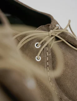 Stringate camoscio Uomo Stringate