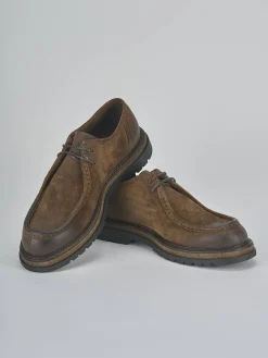 Discount Stringate camoscio Uomo Stringate