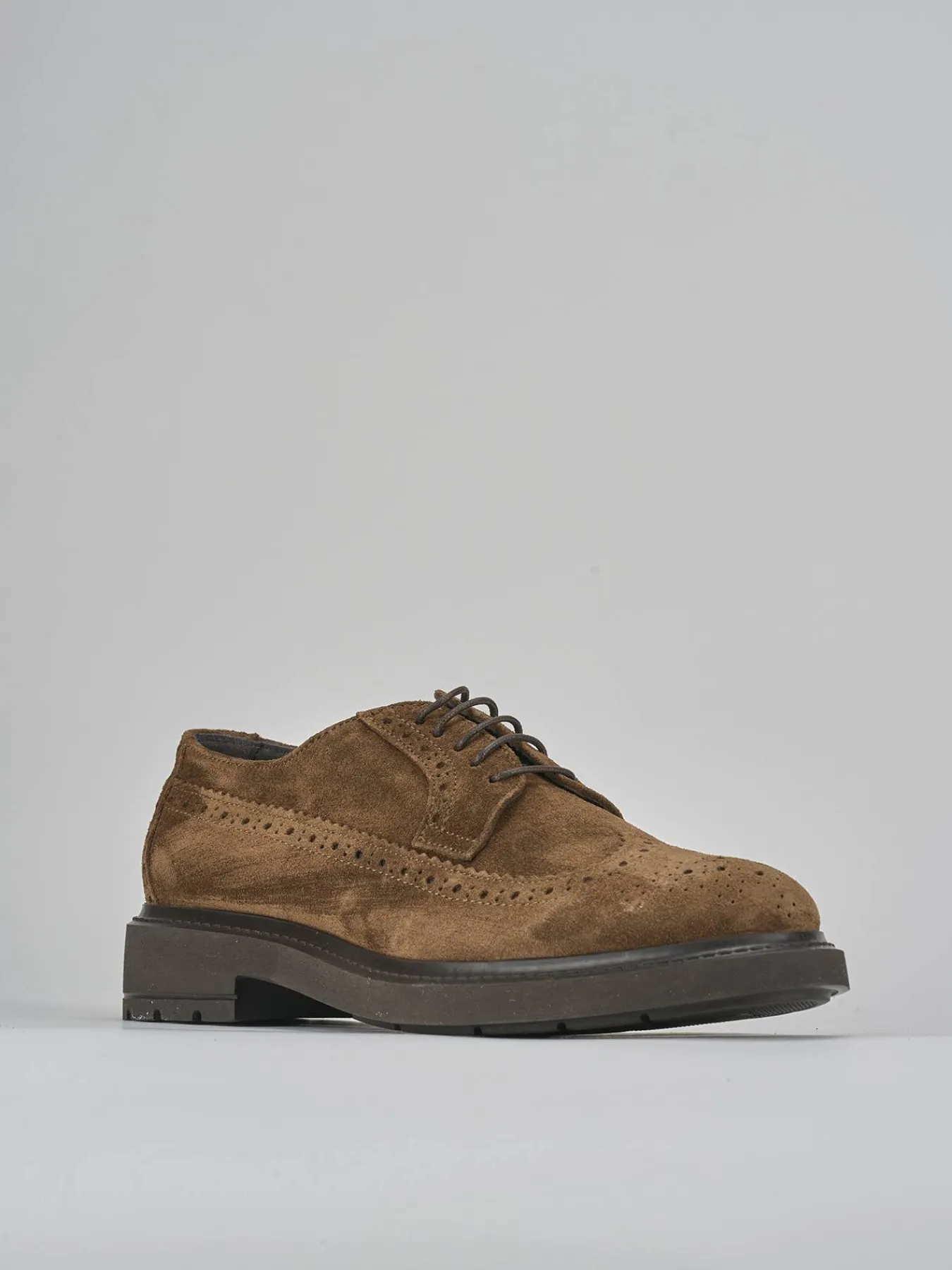 Sale Stringate camoscio Uomo Stringate